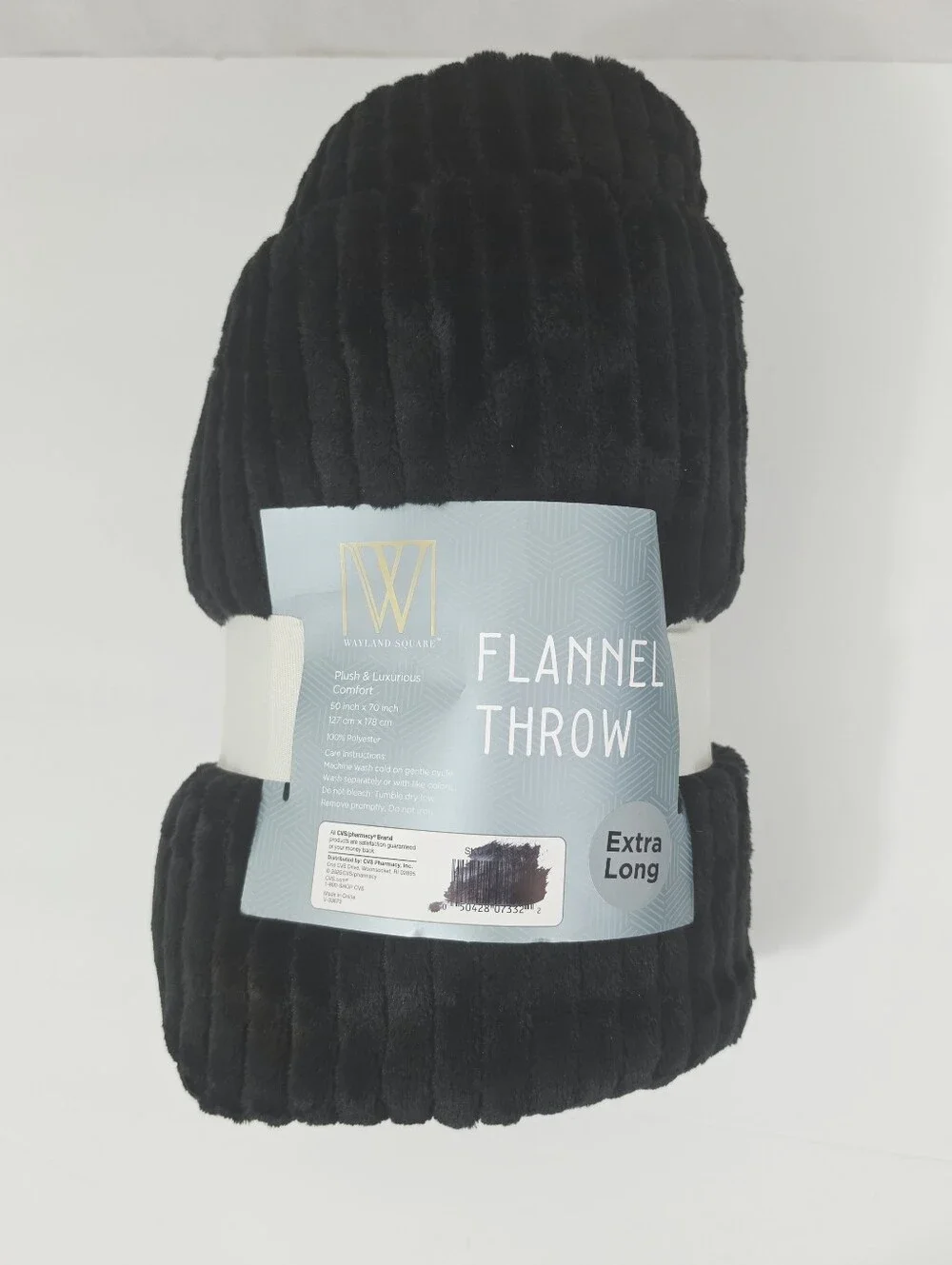 Wayland Square Plush Extra Long Throw Blanket 50